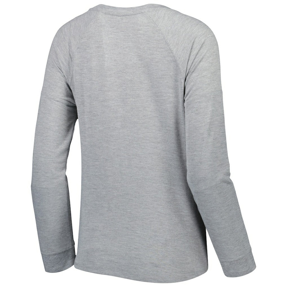 Washington Commanders Juniors All Striped Up Raglan Long Sleeve T-Shirt - Heathered Gray online
