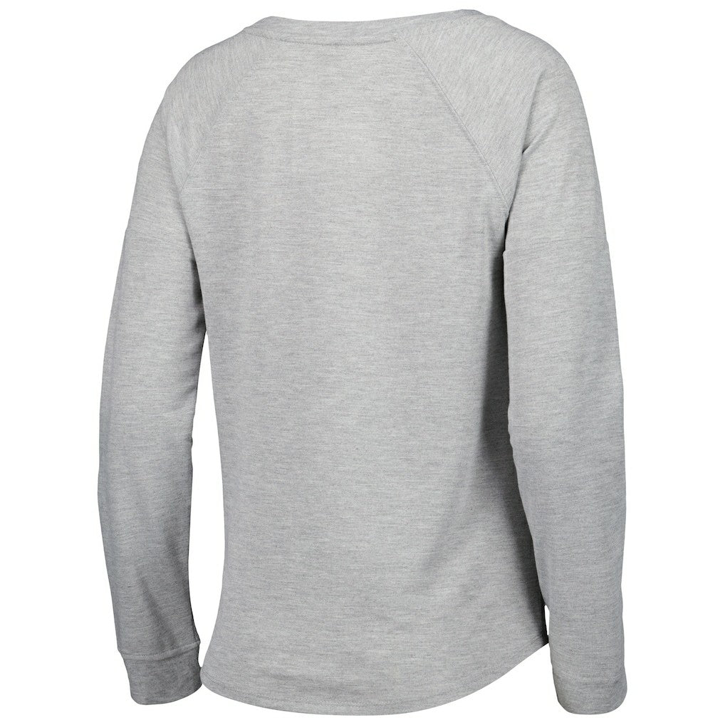 Los Angeles Rams Juniors All Striped Up Raglan Long Sleeve T-Shirt - Heathered Gray online