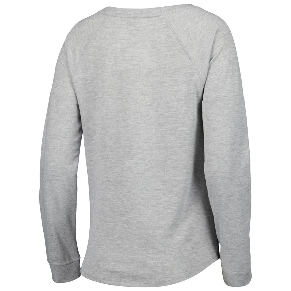 Seattle Seahawks Juniors All Striped Up Raglan Long Sleeve T-Shirt - Heathered Gray discount