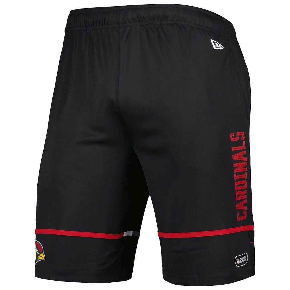 Arizona Cardinals New Era Combine Authentic Rusher Training Shorts - Black for sale