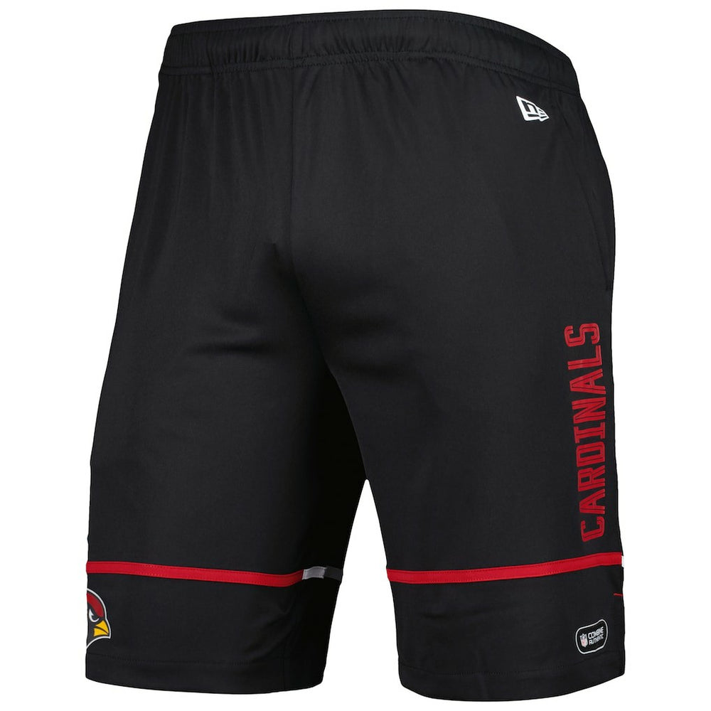 Arizona Cardinals New Era Combine Authentic Rusher Training Shorts - Black for sale