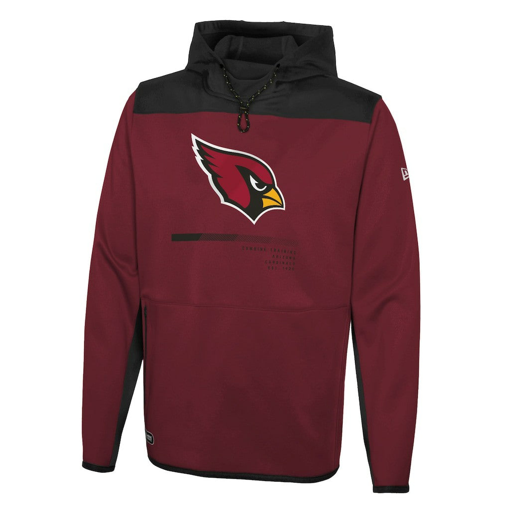 Arizona Cardinals New Era Combine Authentic Hard Hitter Pullover Hoodie - Cardinal outlet