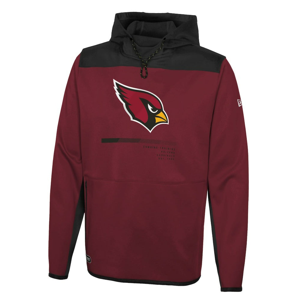 Arizona Cardinals New Era Combine Authentic Hard Hitter Pullover Hoodie - Cardinal outlet