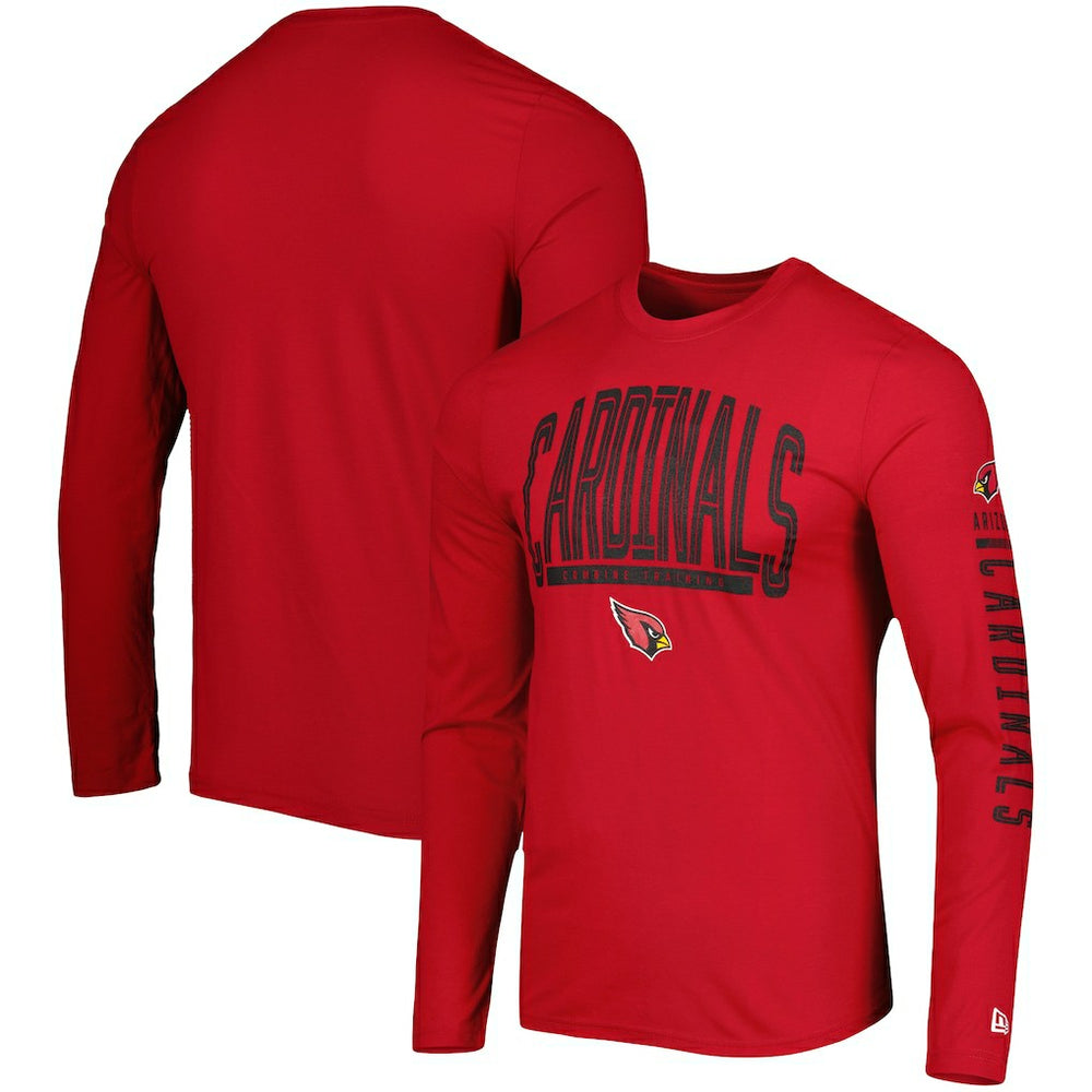 Arizona Cardinals New Era Combine Authentic Home Stadium Long Sleeve T-Shirt - Cardinal cheap