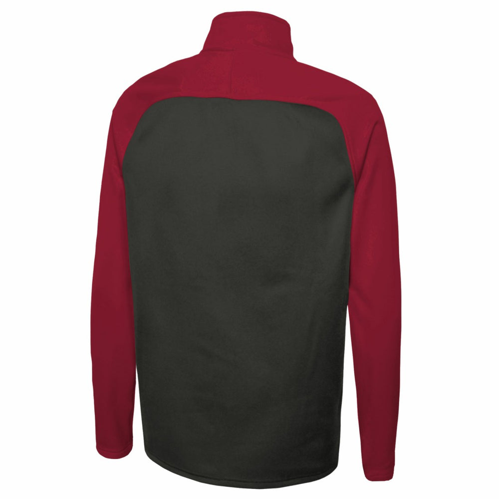 Tampa Bay Buccaneers New Era Combine Authentic O-Line Raglan Half-Zip Jacket - Black for sale