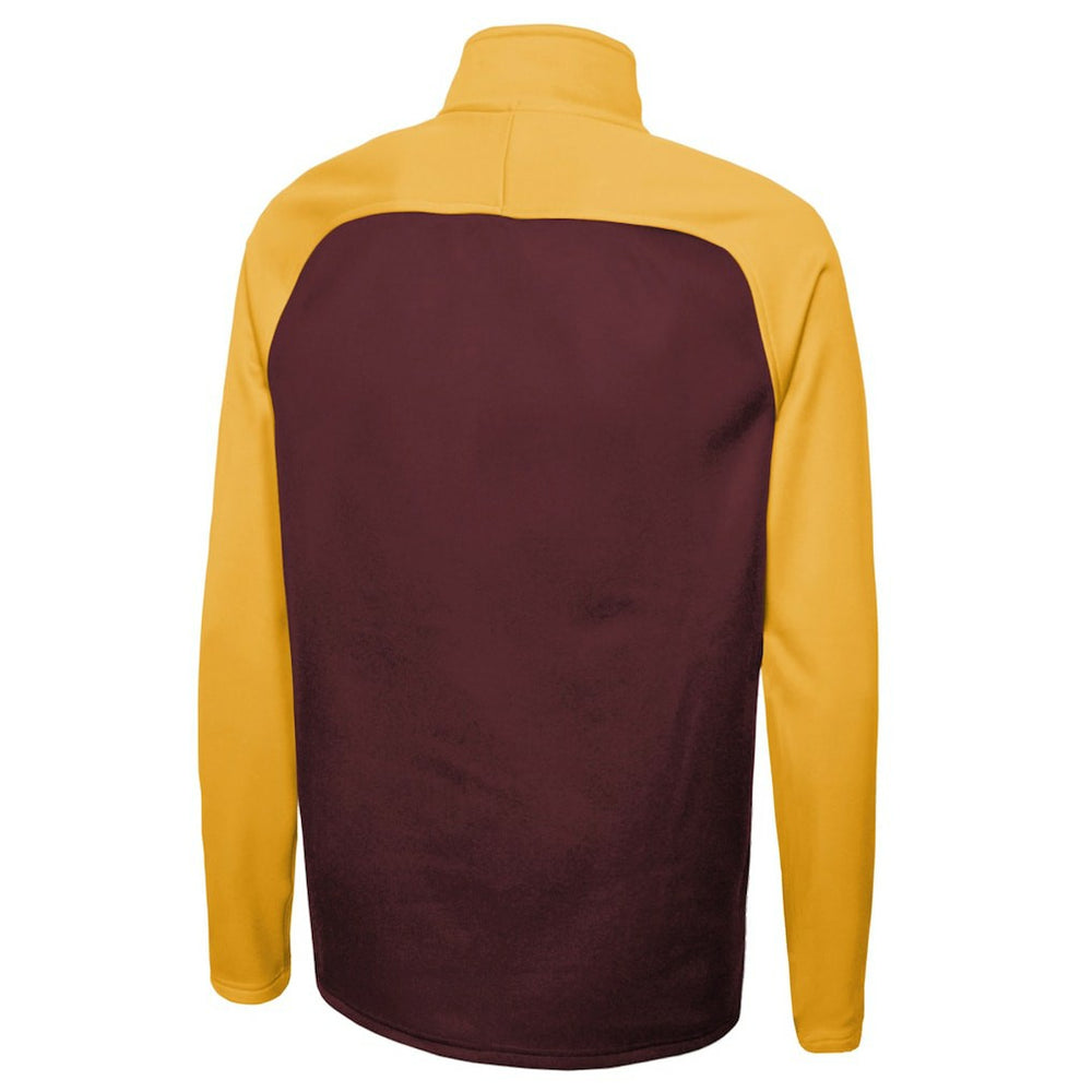 Washington Commanders New Era Combine Authentic O-Line Raglan Half-Zip Jacket - Burgundy online