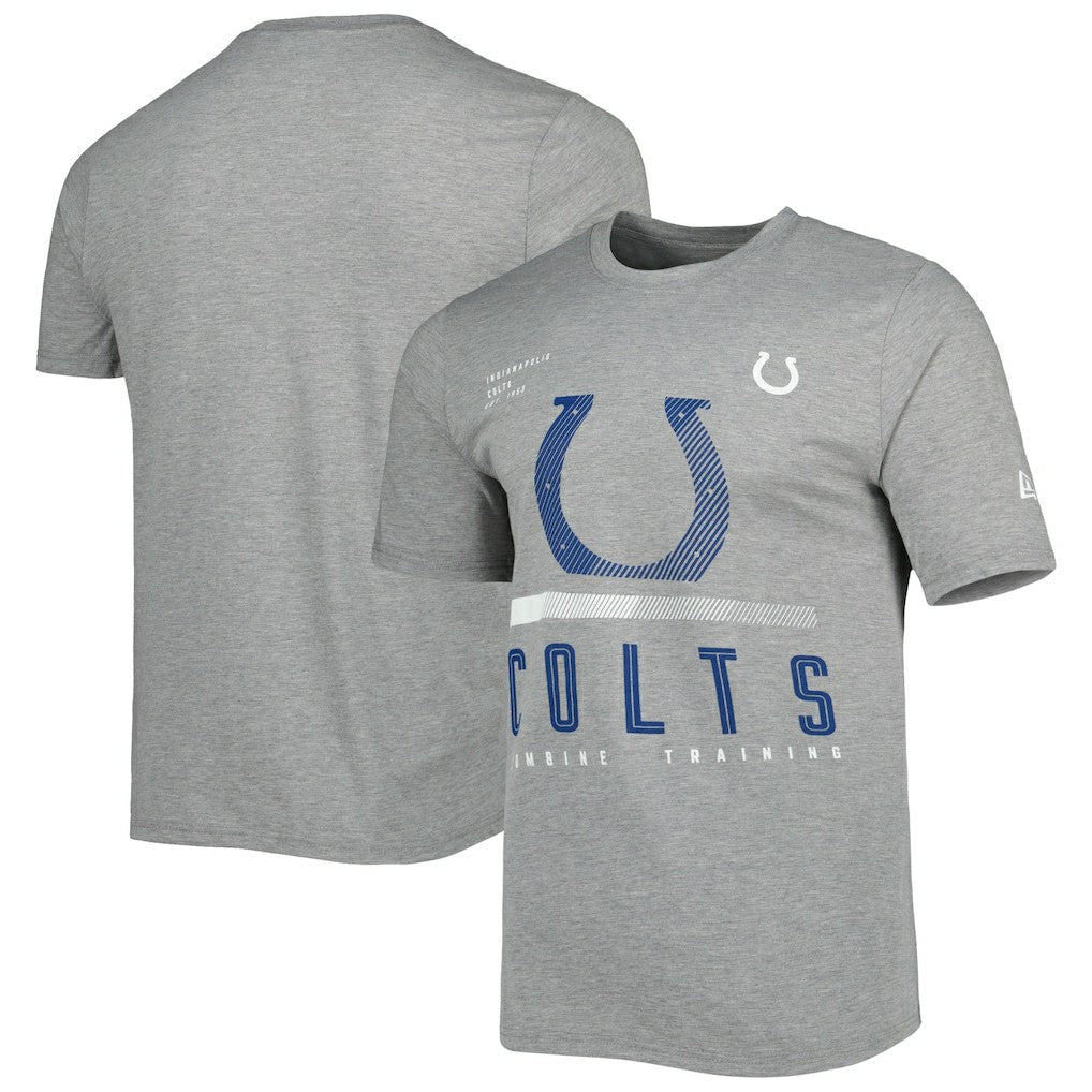 Indianapolis Colts New Era Combine Authentic Red Zone T-Shirt - Heathered Gray cheap