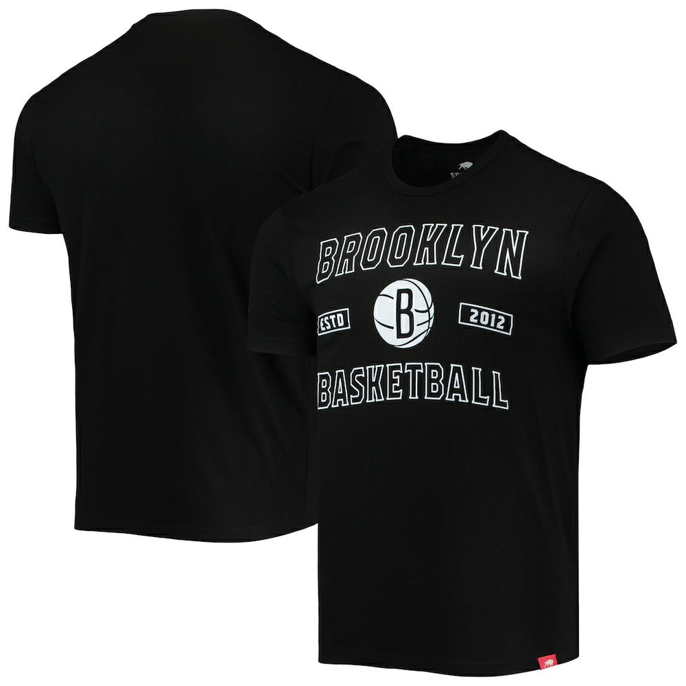 Brooklyn Nets Sportiqe Tri-Blend T-Shirt - Black outlet