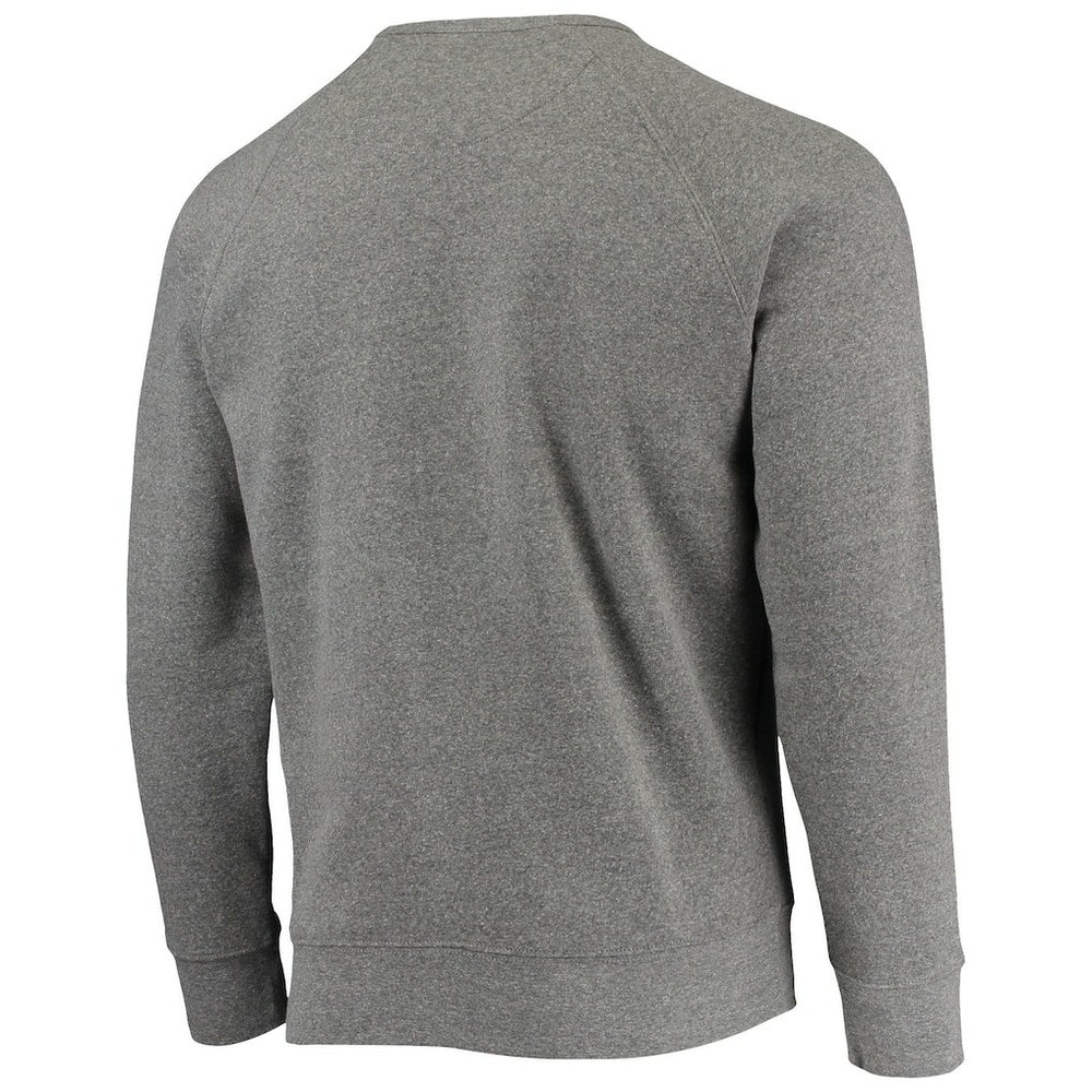 Brooklyn Nets Sportiqe Moments Mixtape Harmon Raglan Pullover Sweatshirt - Heathered Gray for sale
