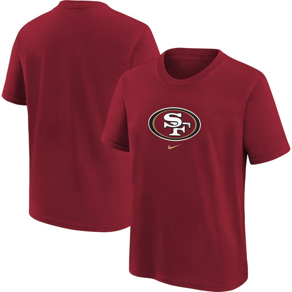 San Francisco 49ers Youth Logo T-Shirt - Scarlet | Nike cheap