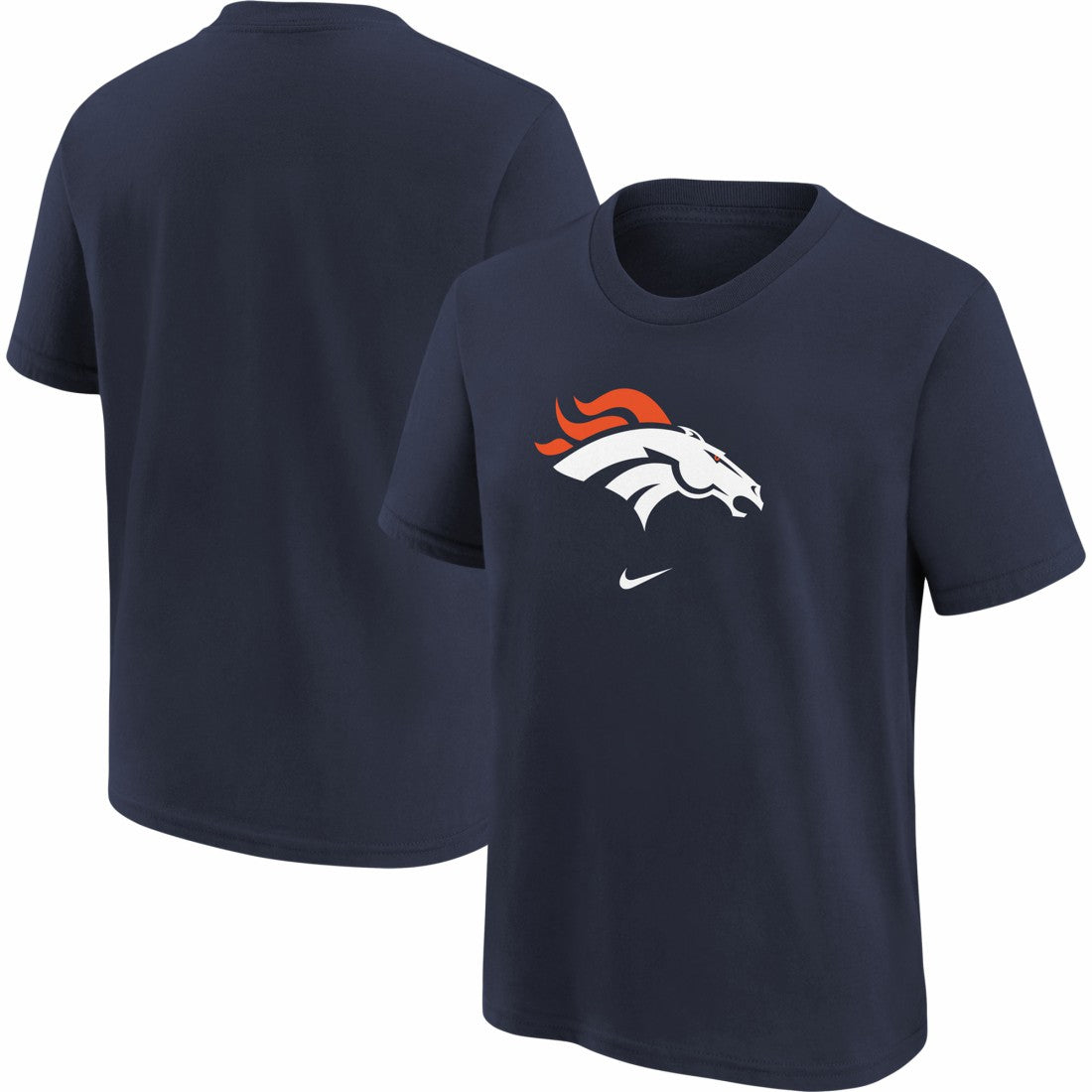 Denver Broncos Youth Logo T-Shirt - Navy | Nike for sale