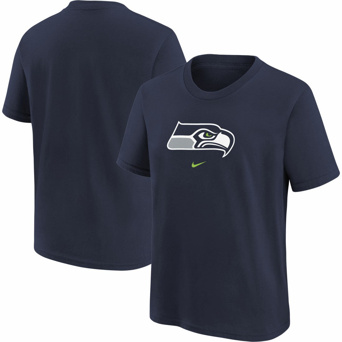 Seattle Seahawks Youth Logo T-Shirt - Navy | Nike discount