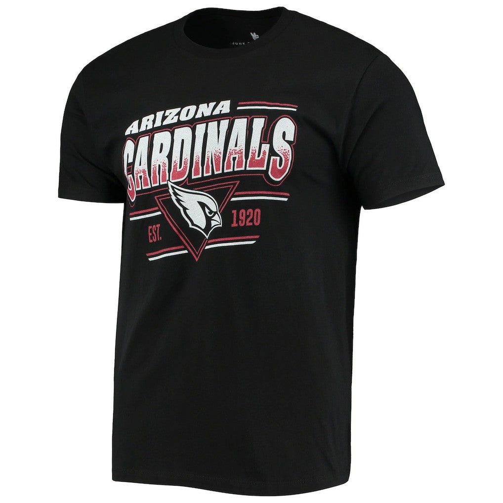 Arizona Cardinals Junk Food Throwback T-Shirt - Black for sale