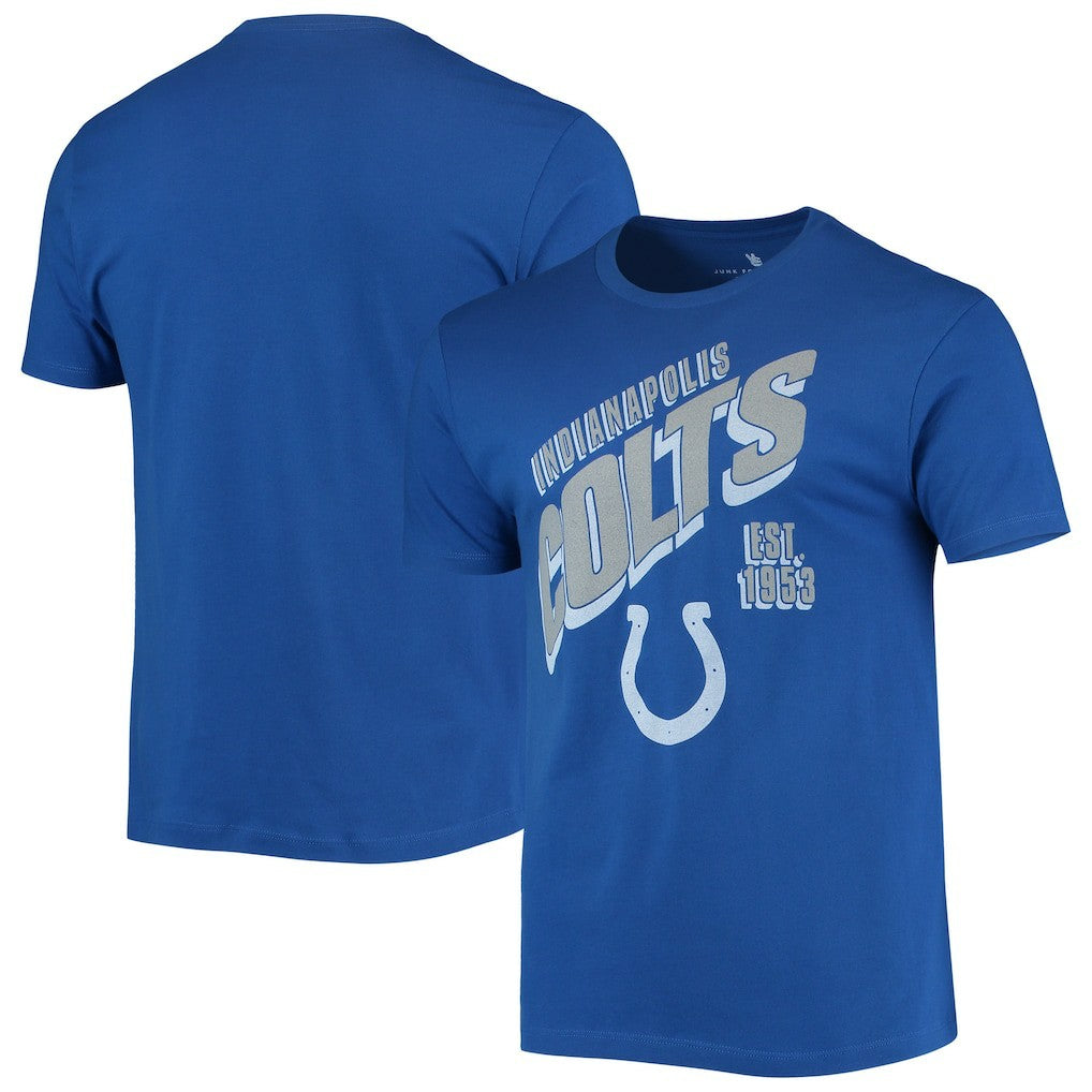 Indianapolis Colts Junk Food Slant T-Shirt - Royal online