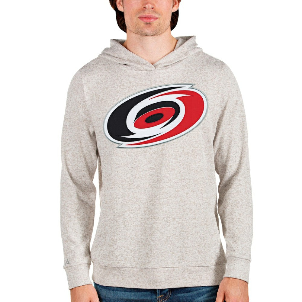 Carolina Hurricanes Antigua Absolute Pullover Hoodie Oatmeal