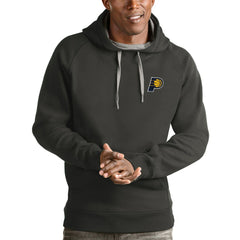 Indiana Pacers Antigua Victory Pullover Hoodie - Charcoal for sale