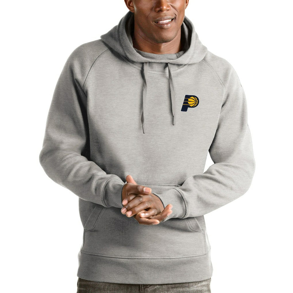 Indiana Pacers Antigua Victory Pullover Hoodie - Heathered Gray online