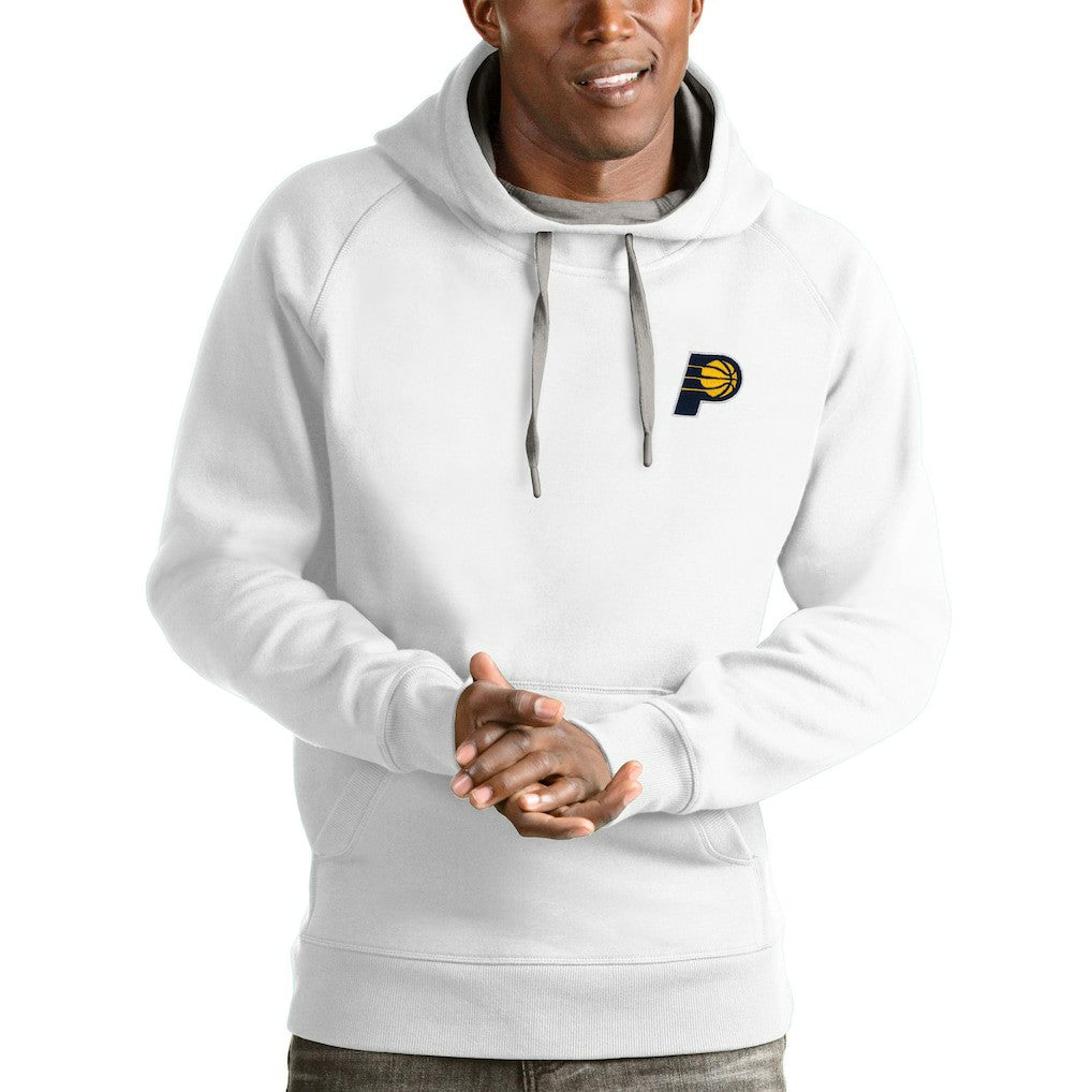 Indiana Pacers Antigua Victory Pullover Hoodie - White on sale