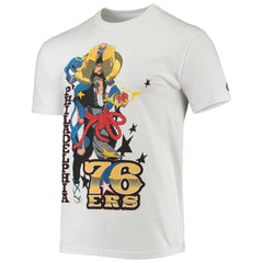 Philadelphia 76ers NBA x McFlyy Identify Artist Series T-Shirt - White cheap