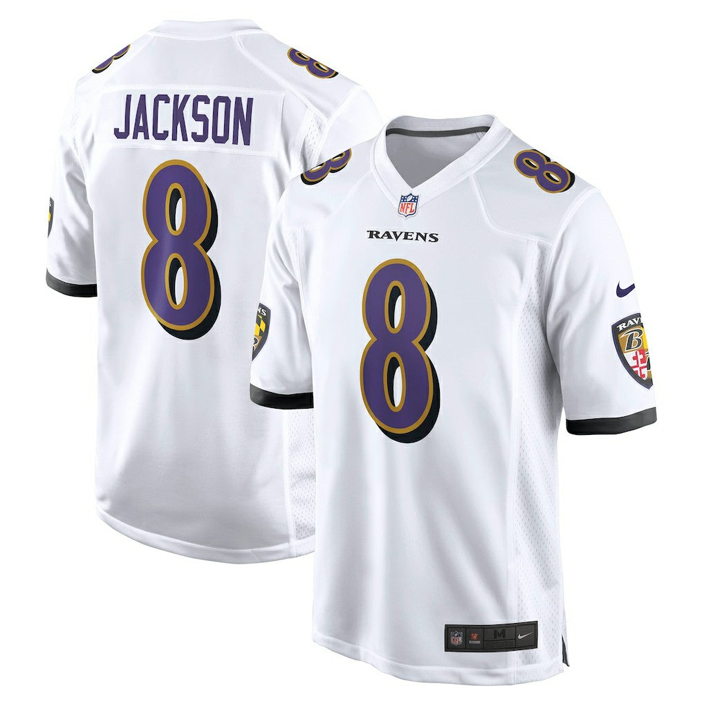 Lamar Jackson Baltimore Ravens Game Jersey - White | Nike cheap