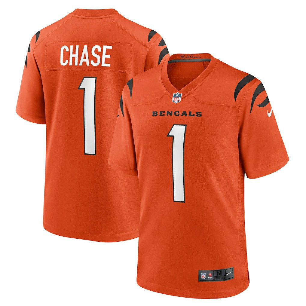 Ja'Marr Chase Cincinnati Bengals Alternate Game Jersey - Orange | Nike sale