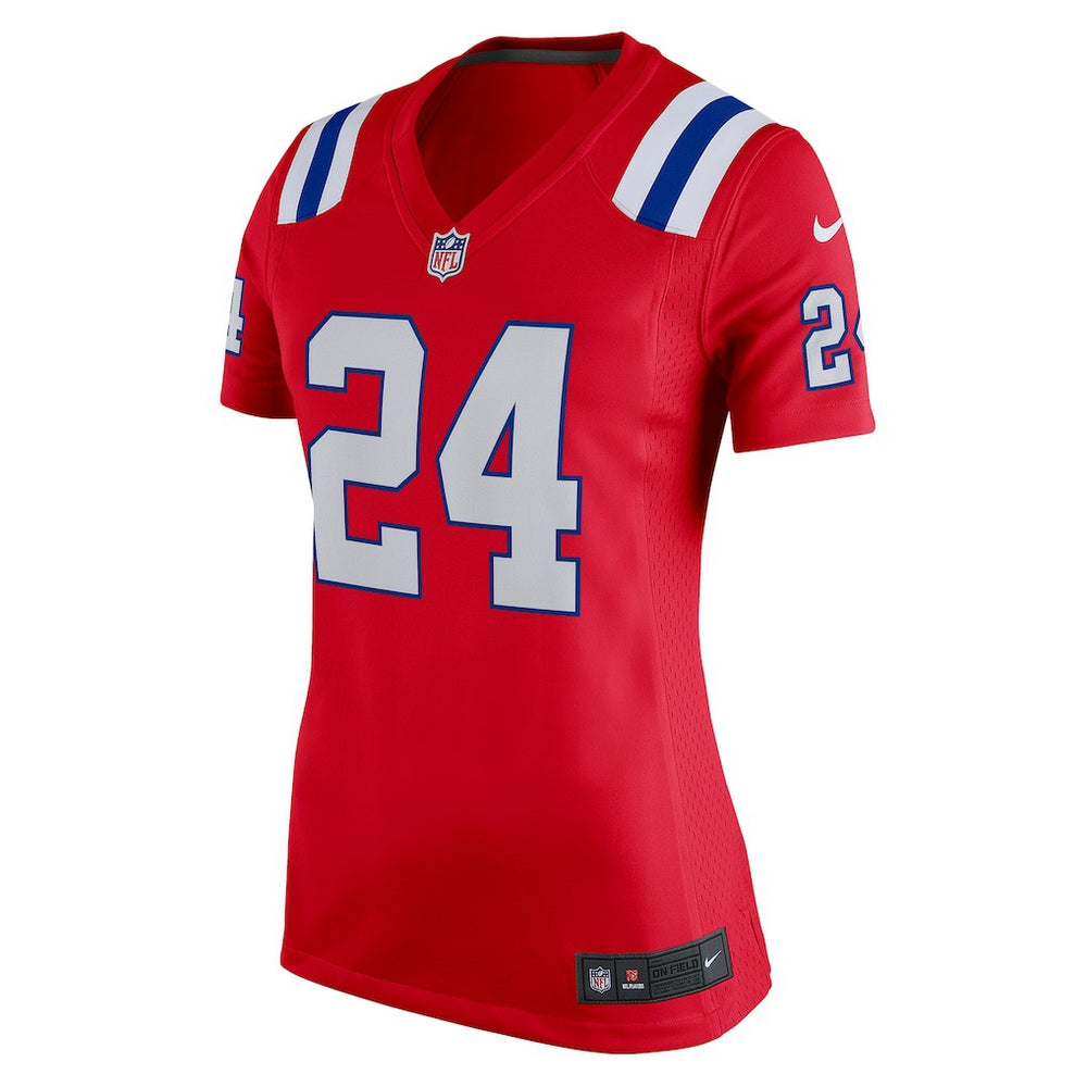 Ty Law New England Patriots Women's Retired Game Jersey - Red | Nike for sale