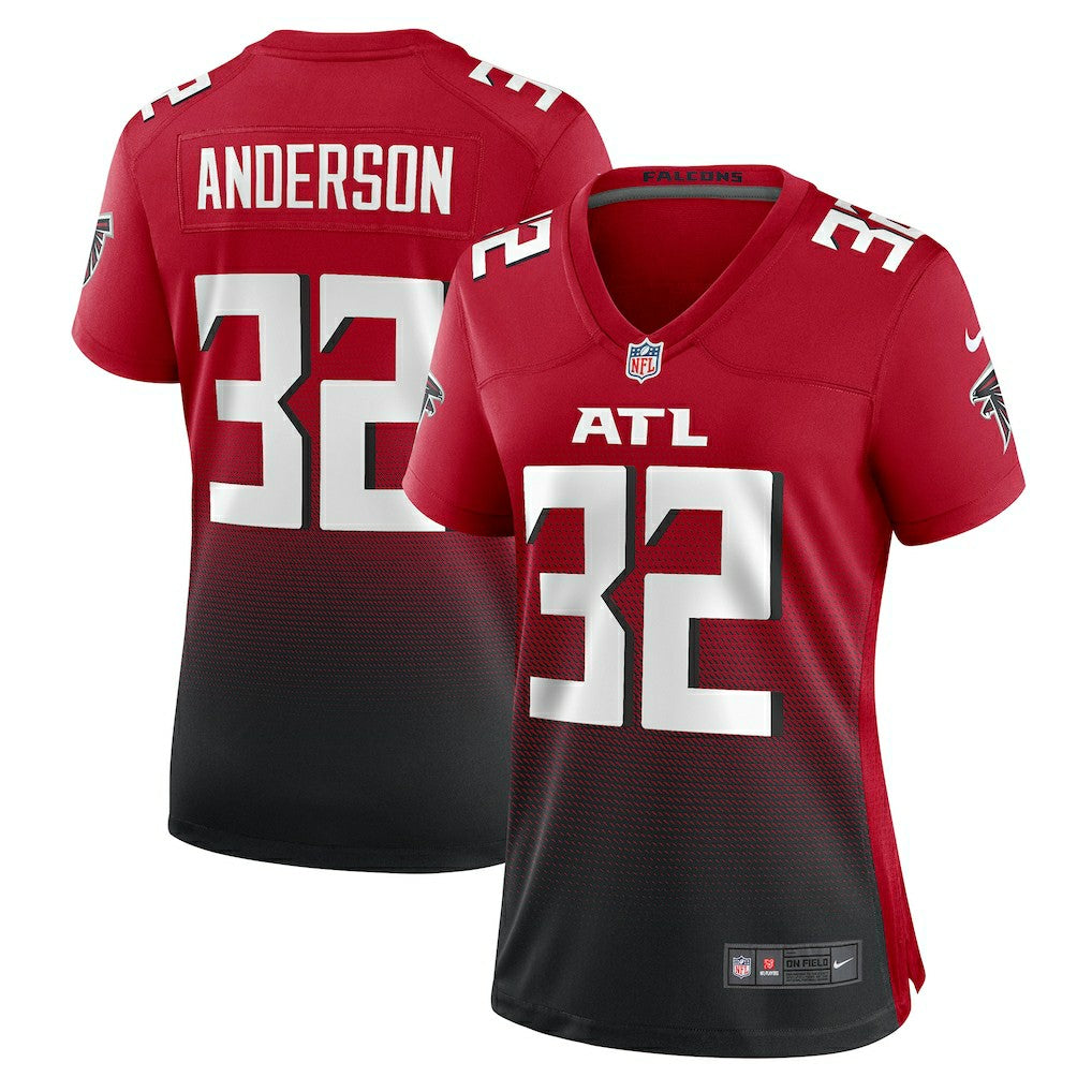 Jamal Anderson Atlanta Falcons Women's Retired Game Jersey - Red | Nike outlet