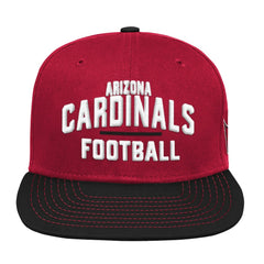 Arizona Cardinals Youth Lock Up Snapback Hat - Cardinal/Black discount