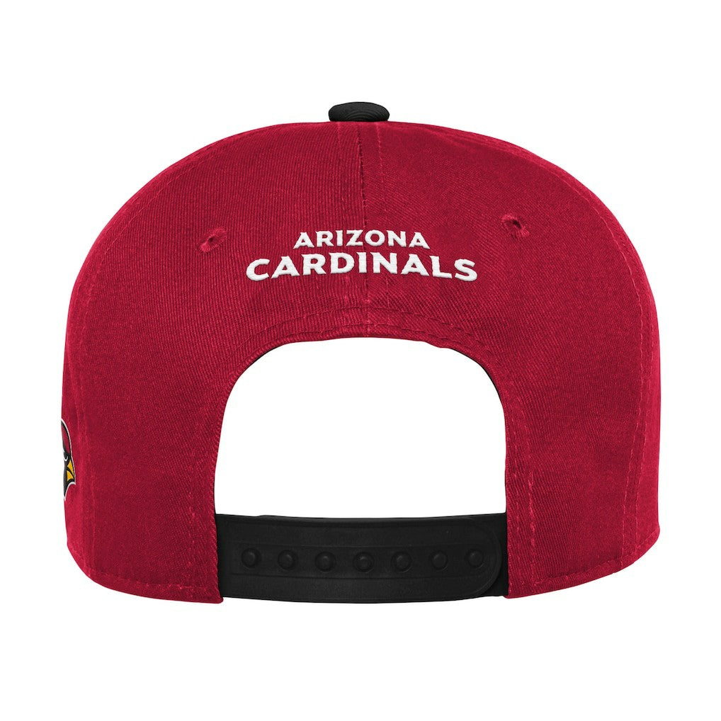 Arizona Cardinals Youth Lock Up Snapback Hat - Cardinal/Black discount