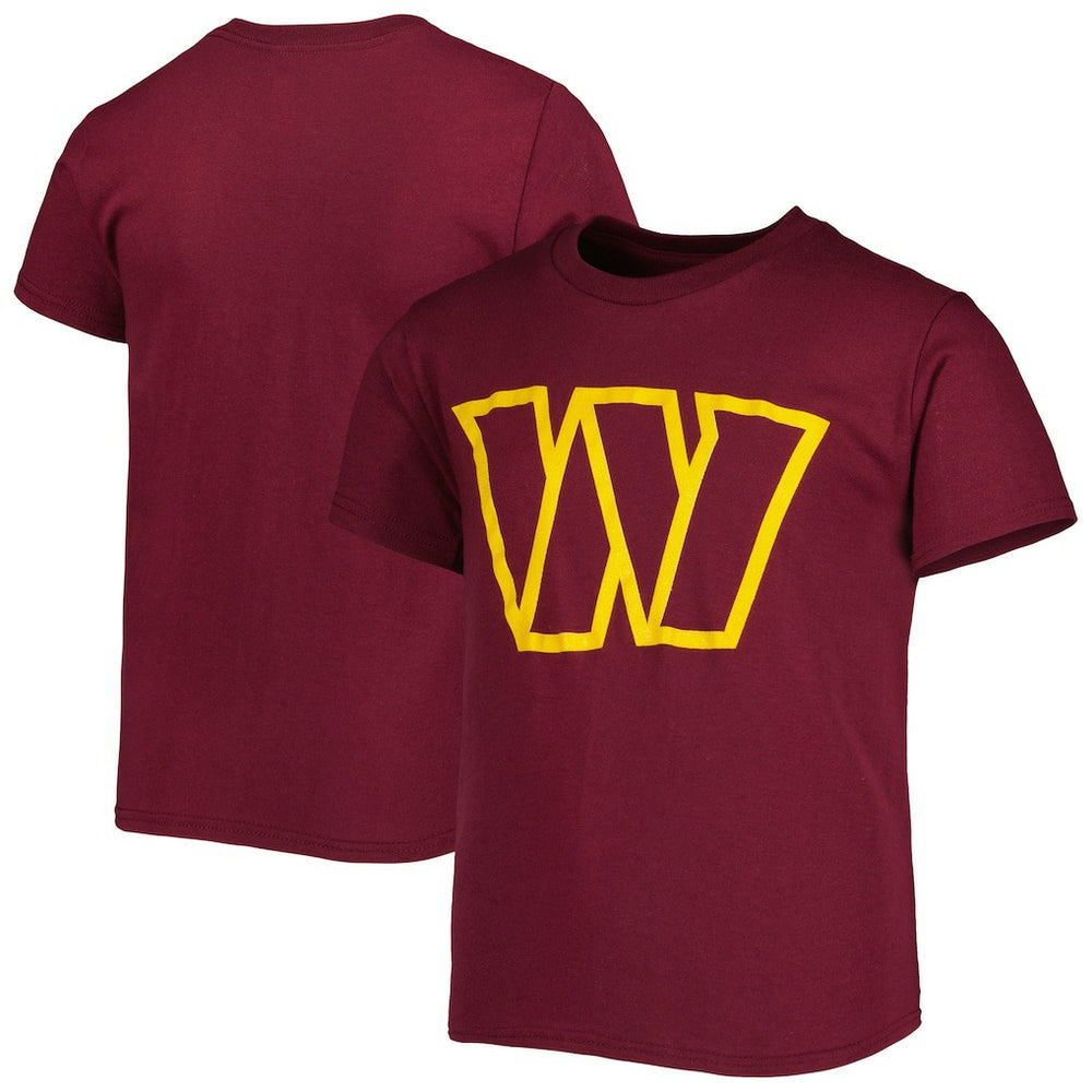 Washington Commanders Youth Team Logo T-Shirt - Burgundy outlet