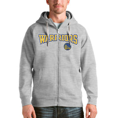 Golden State Warriors Antigua Victory Full-Zip Hoodie sale - Heathered Gray discount