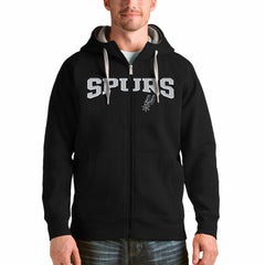 San Antonio Spurs Antigua Team Victory Full-Zip Hoodie - Black cheap