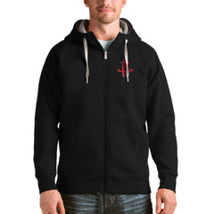 Houston Rockets Antigua Logo Victory Full-Zip Hoodie sale - Black cheap