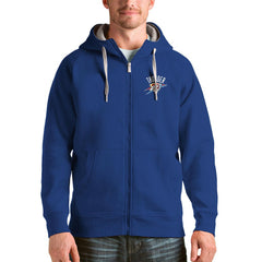 Oklahoma City Thunder Antigua Logo Victory Full-Zip Hoodie - Royal shop