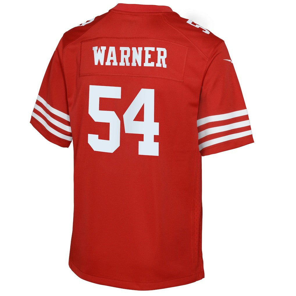 Fred Warner San Francisco 49ers Youth Game Jersey - Scarlet | Nike online
