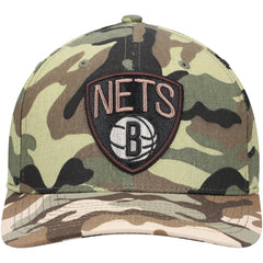 Brooklyn Nets Woodland Desert Snapback Hat - Camo | Mitchell & Ness discount
