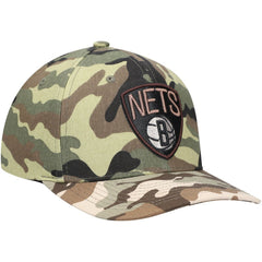 Brooklyn Nets Woodland Desert Snapback Hat - Camo | Mitchell & Ness discount
