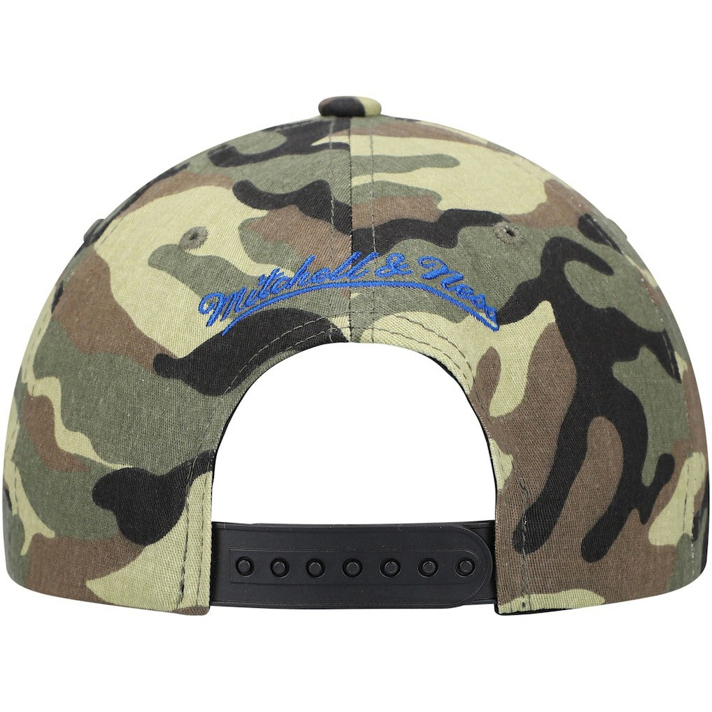 Philadelphia 76ers Woodland Desert Snapback Hat - Camo | Mitchell & Ness sale