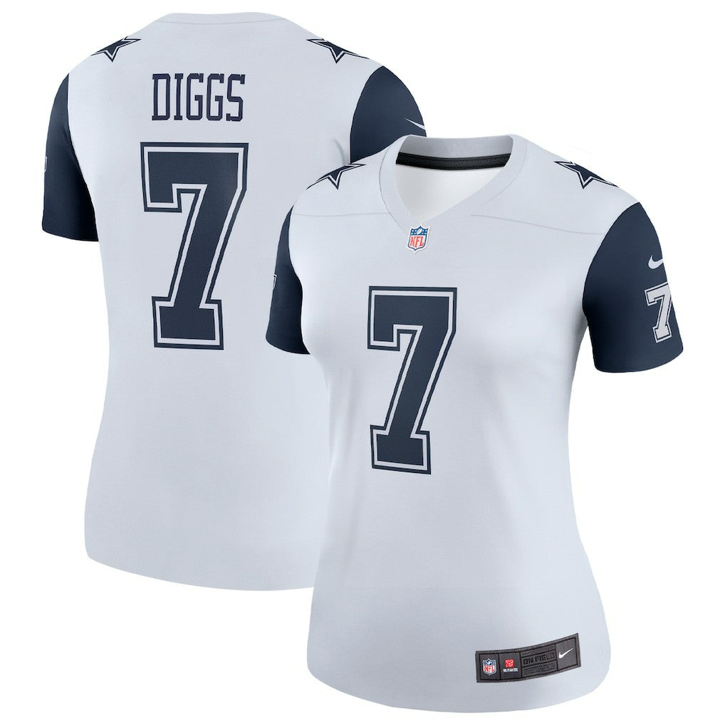 Trevon Diggs Dallas Cowboys Women's Legend Player Performance Top - White | Nike for sale