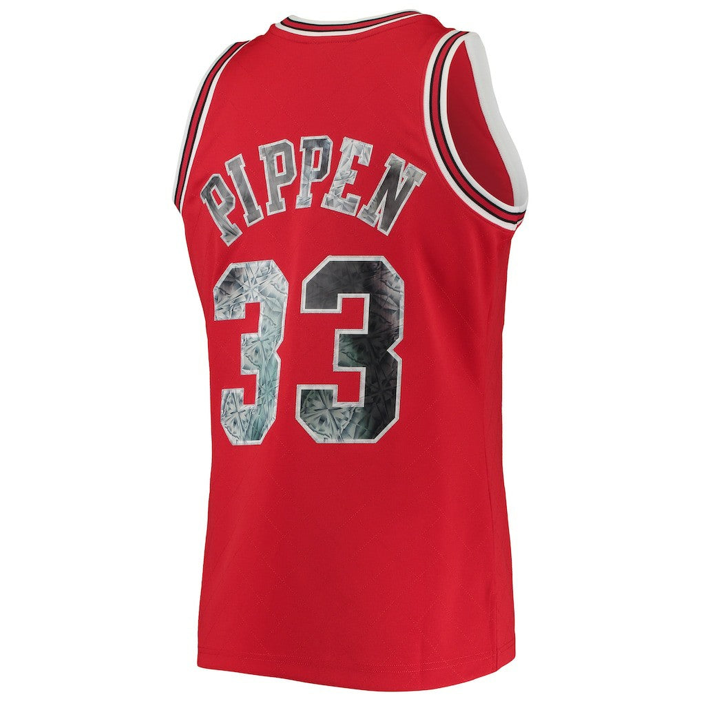 Scottie Pippen Chicago Bulls 1997/98 Hardwood Classics NBA 75th Anniversary Diamond Swingman Jersey sale - Red | Mitchell & Ness shop