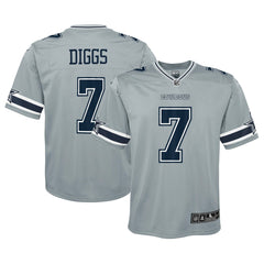 Trevon Diggs Dallas Cowboys Youth Inverted Game Jersey - Silver | Nike outlet