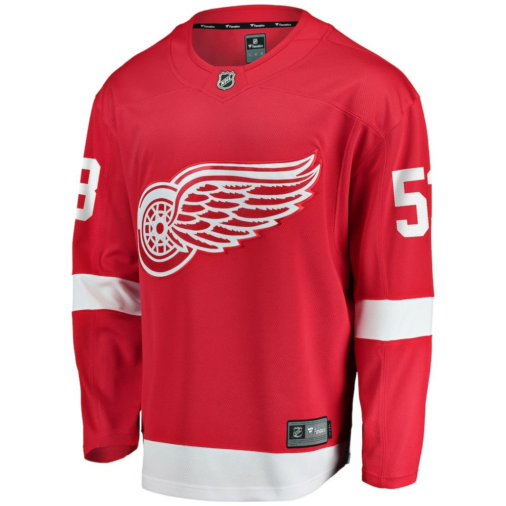 Moritz Seider Detroit Red Wings Fanatics Home Breakaway Player Jersey Red