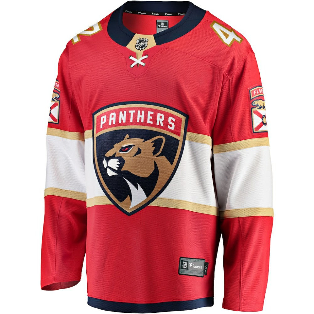 Gustav Forsling Florida Panthers Fanatics Home Breakaway Player Jersey Red