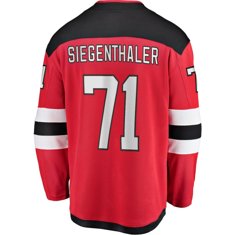 Jonas Siegenthaler New Jersey Devils Fanatics Home Breakaway Player Jersey Red