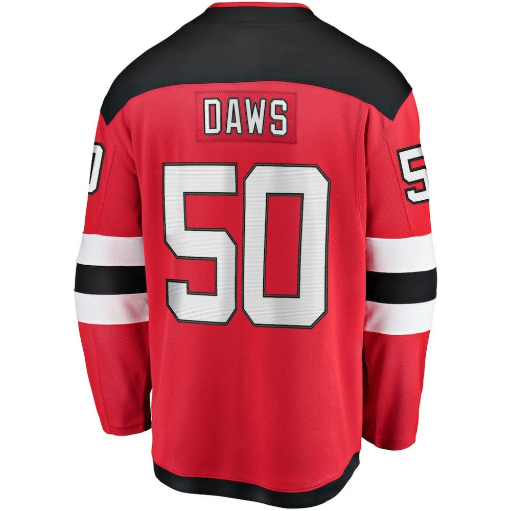 Nico Daws New Jersey Devils Fanatics Home Breakaway Player Jersey Red