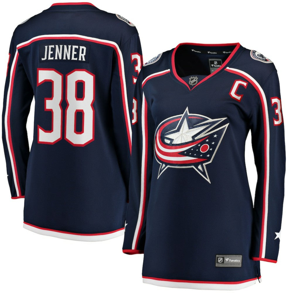 Boone Jenner Columbus Blue Jackets Women's Home Breakaway Player Jersey Navy