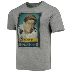 Bob Lilly Dallas Cowboys Name & Number Tri-Blend T-Shirt - Heathered Gray for sale