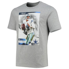 Dak Prescott Dallas Cowboys Name & Number T-Shirt - Heathered Gray outlet