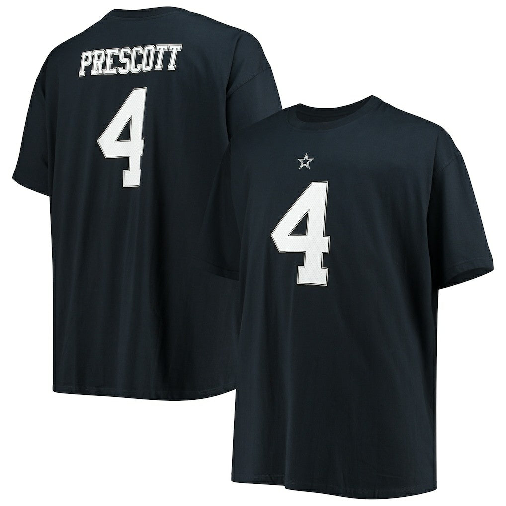 Dak Prescott Dallas Cowboys Big & Tall Player Name & Number T-Shirt - Navy sale