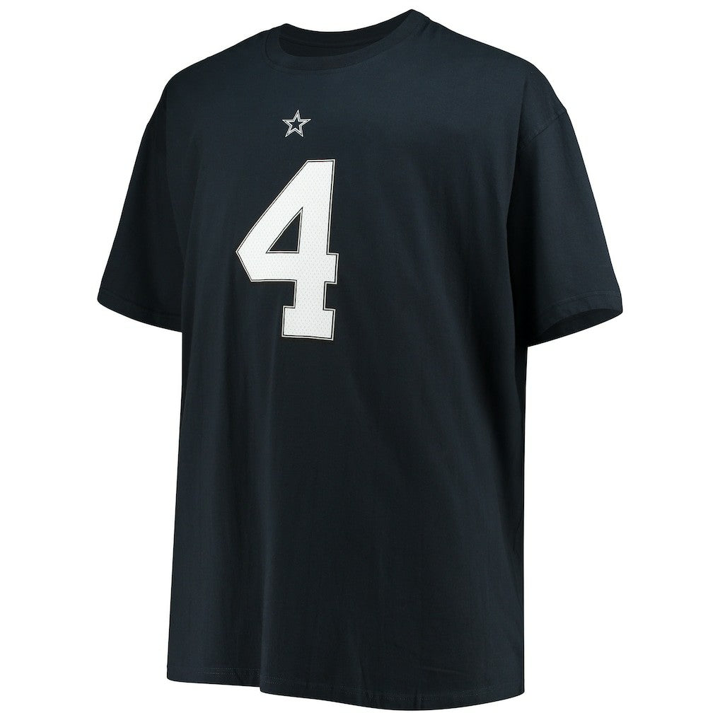 Dak Prescott Dallas Cowboys Big & Tall Player Name & Number T-Shirt - Navy sale